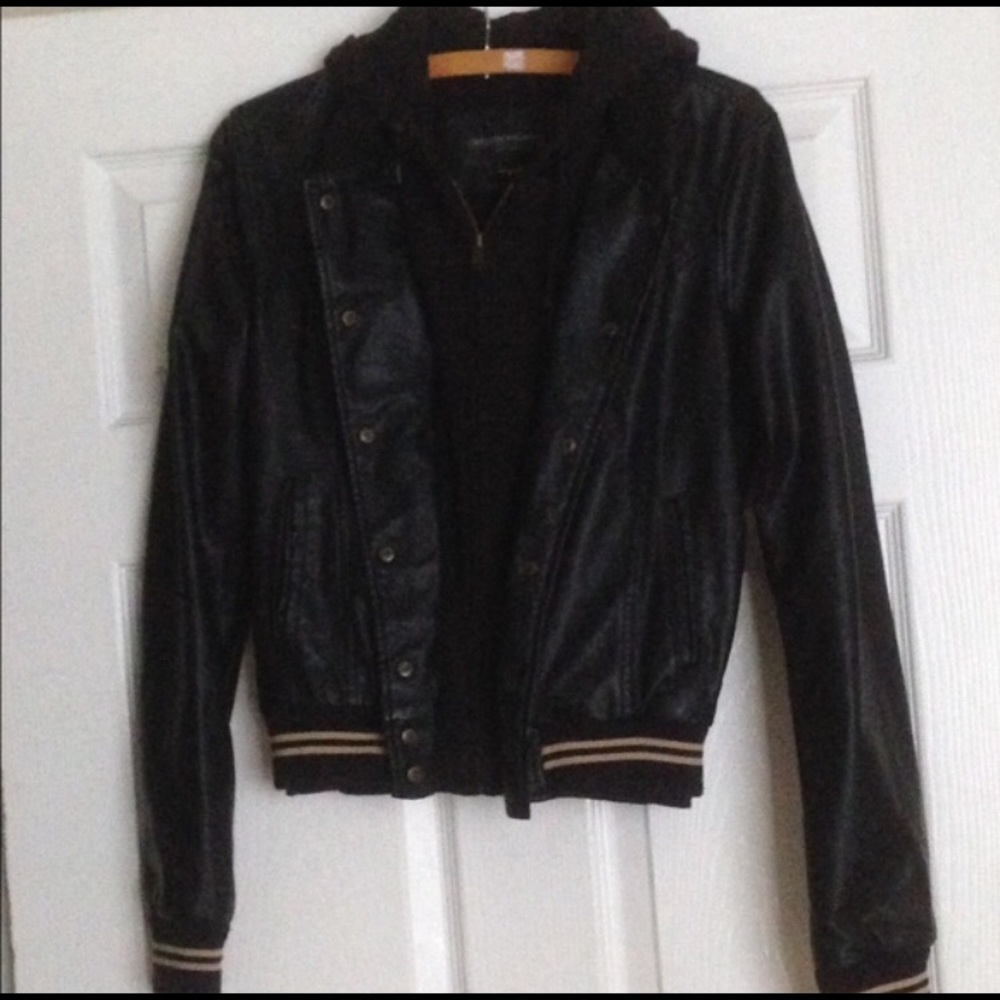 Obey leather jacket